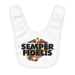 Semper Fidelis Fleece Baby Bib